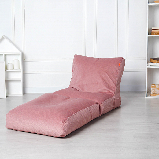 Кресло лежак "Tivoli" велюр luxe - розовый,#2