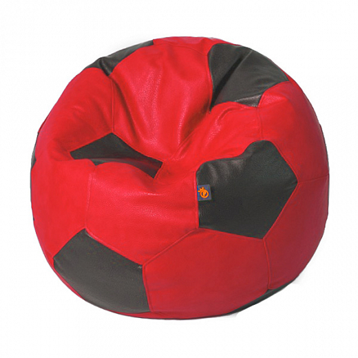 Мяч "Bari" экокожа - красный/черный